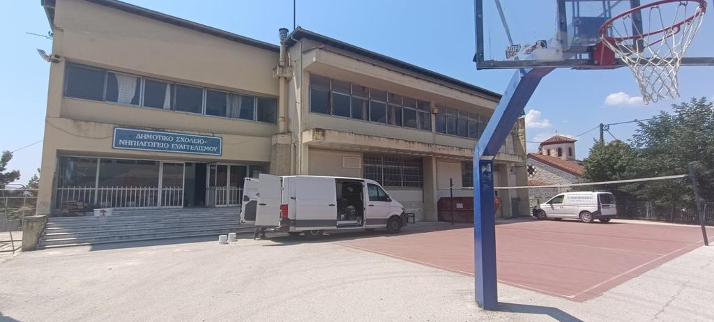 Eργασίες ανακαίνισης στο δημοτικό σχολείο και νηπιαγωγείο Ευαγγελισμού 